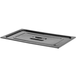 HENDI Gastronorm-Deckel, GN 1/1, Schwarz, 530x325mm