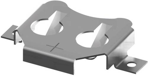 Keystone Electronics 3012 Knopfzellenhalter 1x CR1616, CR1620, CR1625, CR1632 Horizontal, Oberflächenmontage SMD (L x B x H)