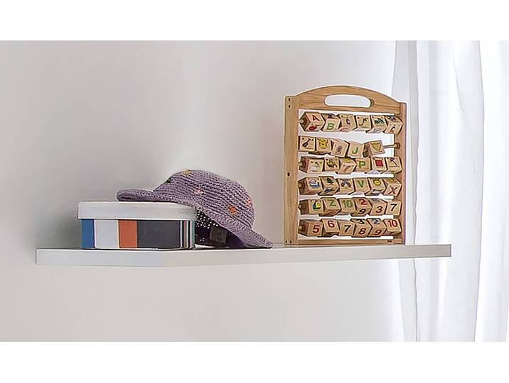 Tableau mural 78 x 3 x 25cm Blanc