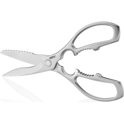 Universalschere GEFU "PRIMERA", silber, B:8,5cm, Scheren, Rechts/Linkshänder, hochwertig und extrem robust, Edelstahl mattiert