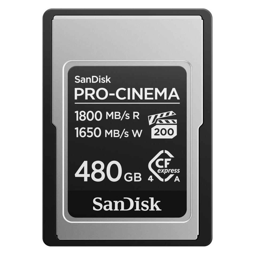 Sandisk PRO-CINEMA CFexpress (480 GB, CFexpress Typ A) (SDCFEA-480G-GN4NN)