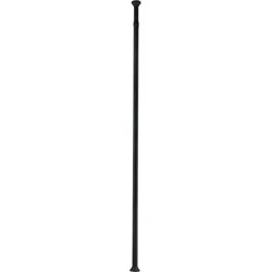 Kleine Wolke Duschvorhang-Stangen 25 mm Federstange Schwarz 125-220 cm