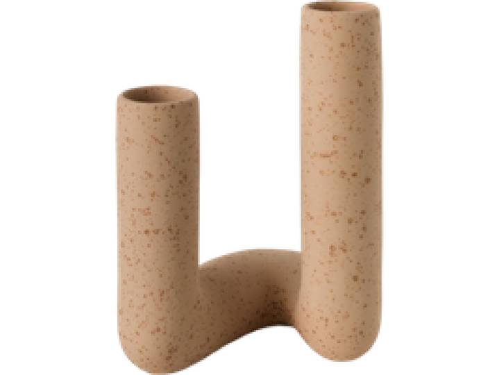 Double soliflore céramique déco texturé 26 cm Shilo