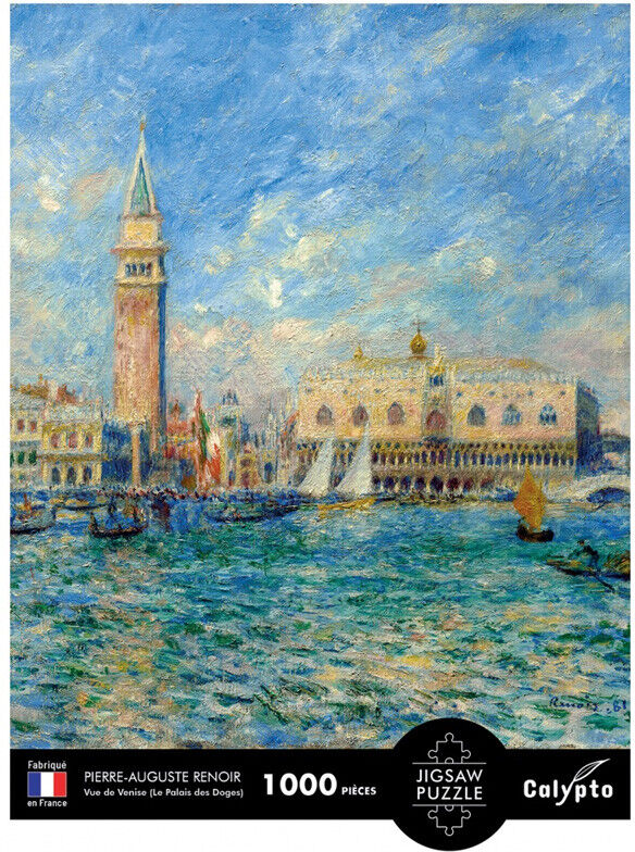 Puzzle 1000 pcs Vue de Venise (Le Palais des Doges) P-A Renoir - Calypto