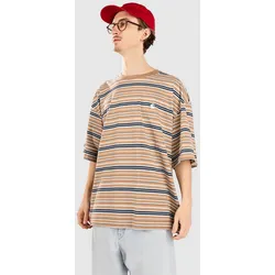 Carhartt WIP Zane T-Shirt zane stripe /  peanut Gr. S