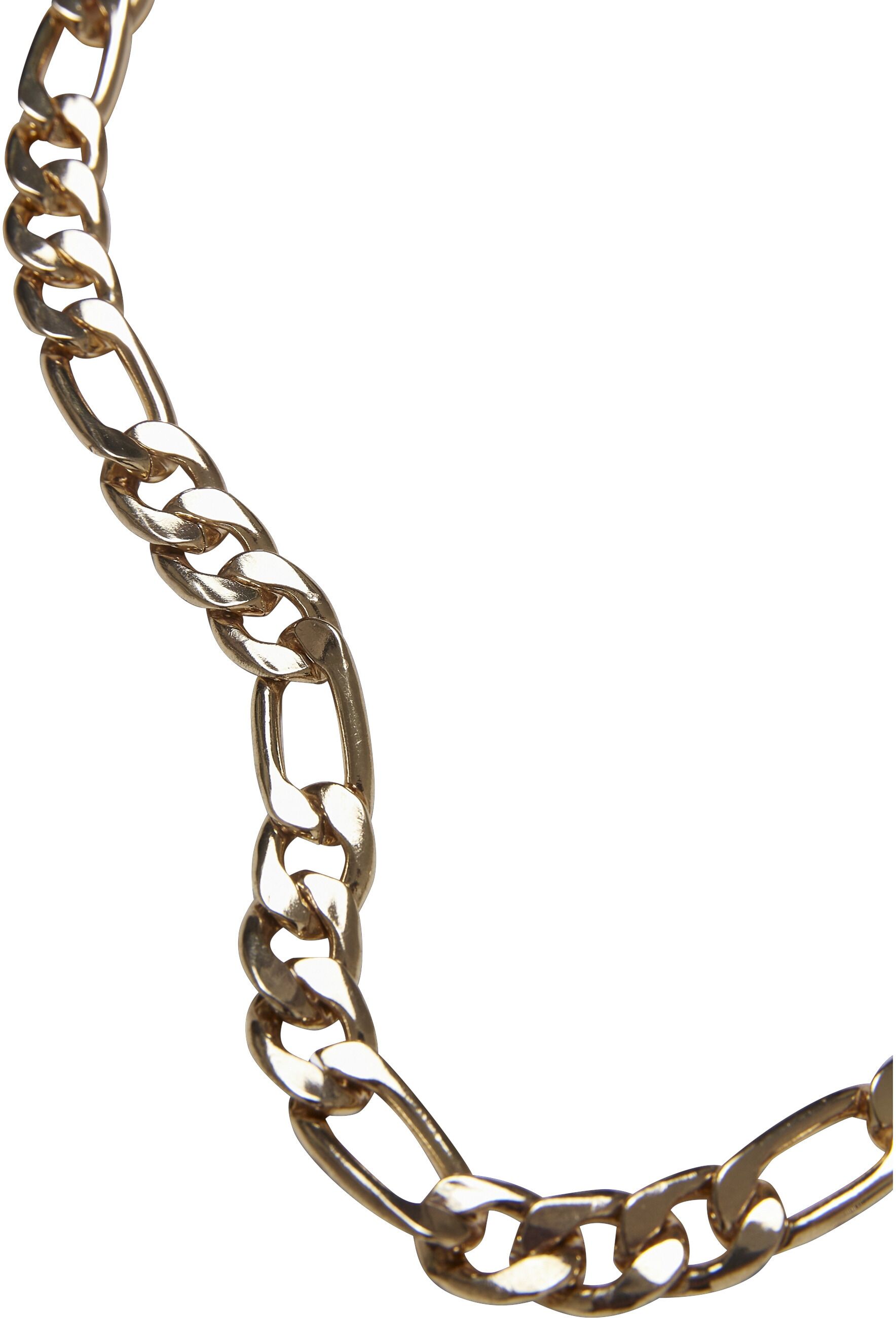 Edelstahlkette URBAN CLASSICS "Urban Classics Unisex Cosmos Necklace", gold, Halsketten, Herren, onesize, Eisen, Edelstahlkette