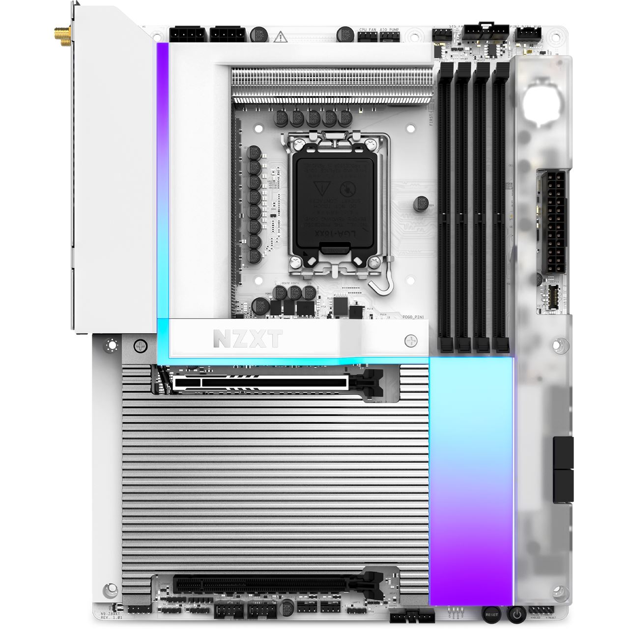 NZXT N9 Z890 White Intel Z890 So.1851 DDR5 ATX Retail