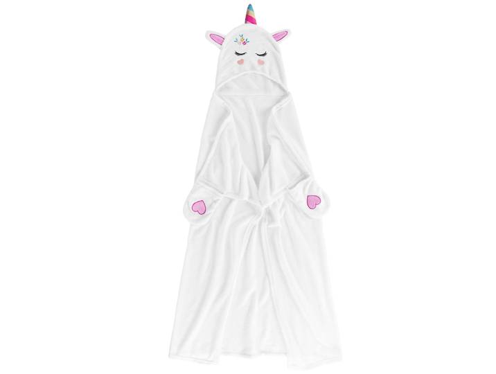 Kinder Einhorn Bademantel aus Flanell mit Kapuze im Einhorn-Design, 100 x 120 cm