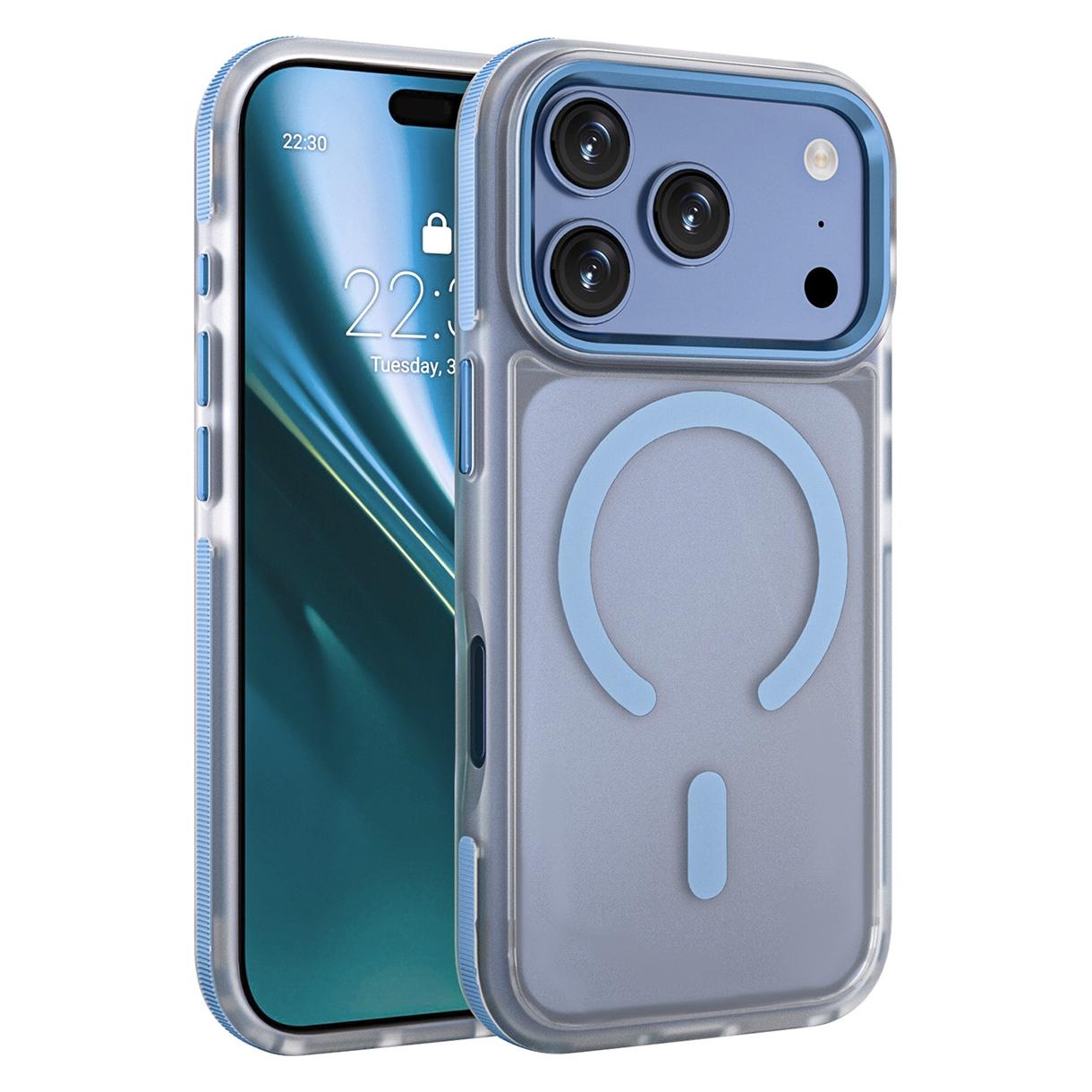 Etteri Icy Mag-Hülle für das iPhone 17 Pro Max / 18 Pro Max in Himmelblau (Apple iPhone 17 Pro Max) (76148704)