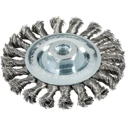 Metabo Rundbürste Ø125x0,5x10mm Stahl M14 gezopft (626771000)