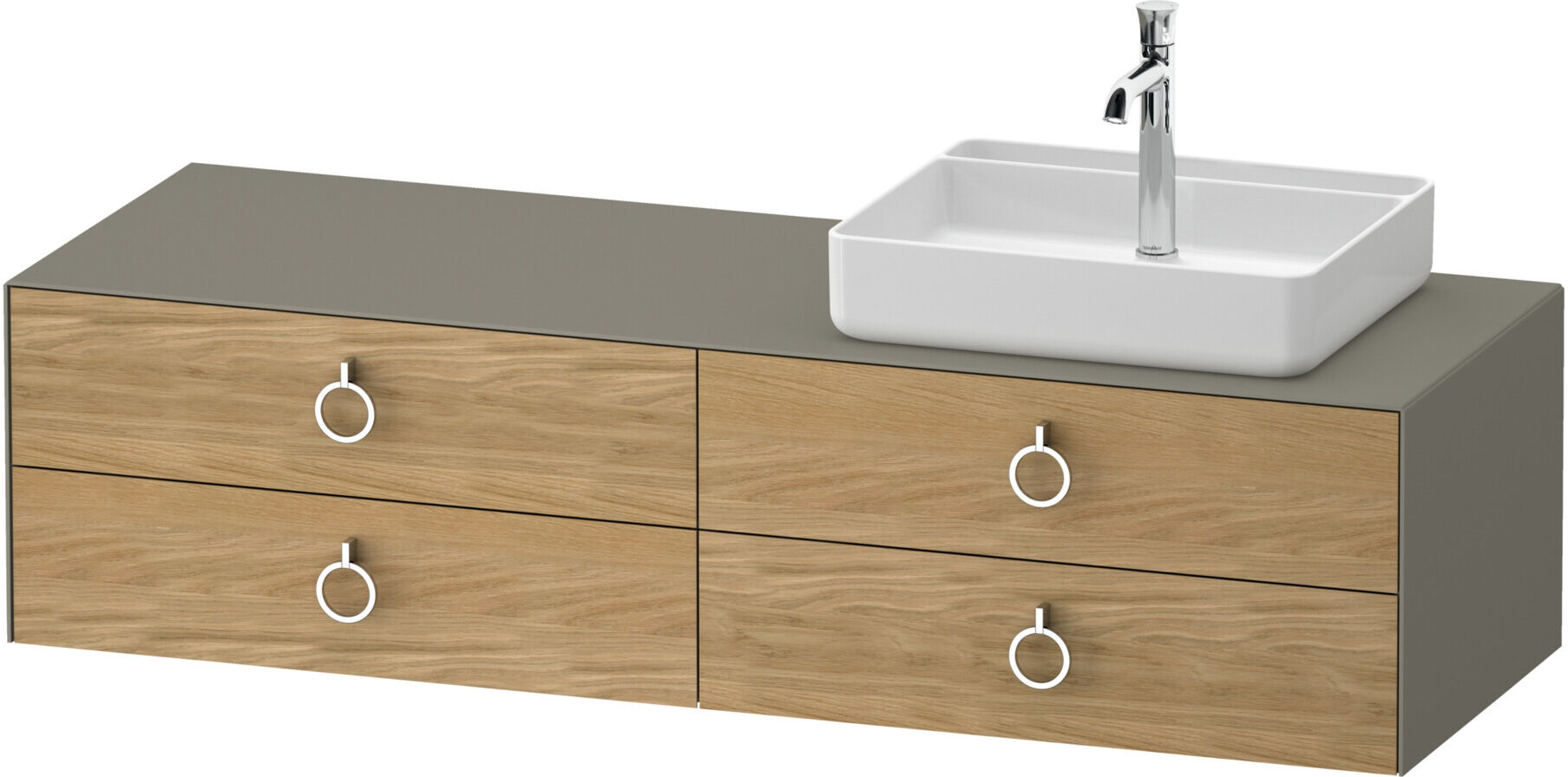 Duravit Waschtischunterschrank White Tulip 160x55cm, B R, E N StG m, k Ein/o Be (WT4995RH5920000)