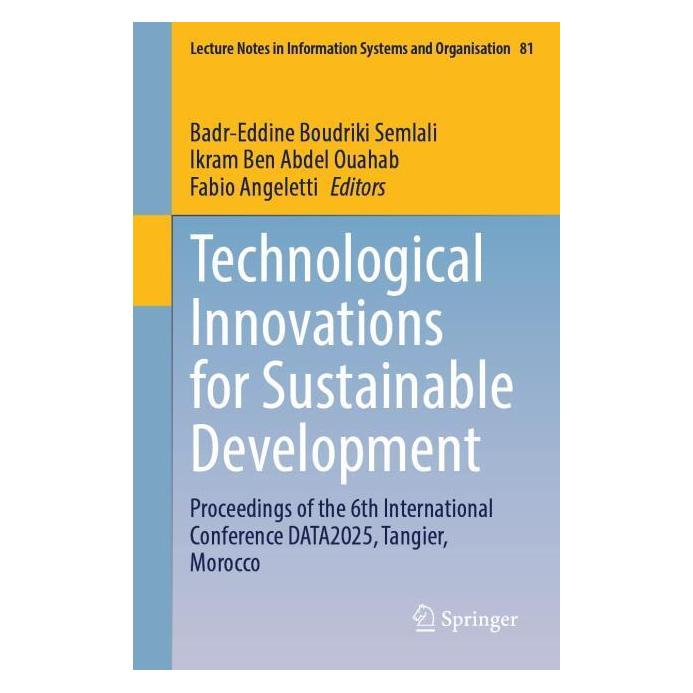 Springer Technological Innovations for Sustainable Development (Englisch, Softcover, Badr-Eddine Boudriki Semlali, Fabio Angeletti, Ikram Ben Abdel Ouahab) (61797693)
