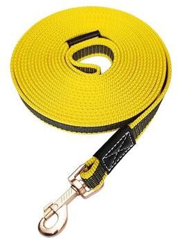 Uplifted Finds Long Dog Leash Lead High Performance Training Rope & Anti Slip Pet Traction Walking Strap yellow xl