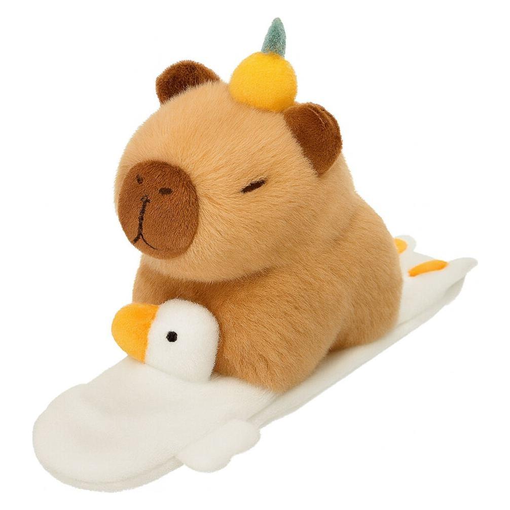 Lean Toys Plüschiges, selbstspannendes Armband Gans mit Wasserschwein (67992434)