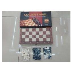 Madej Schach + magnetische Dame, Holzbrett (78585597)