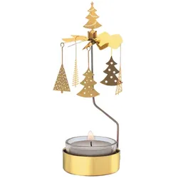 Moses Teelicht-Karussell Oh Tannenbaum Gold