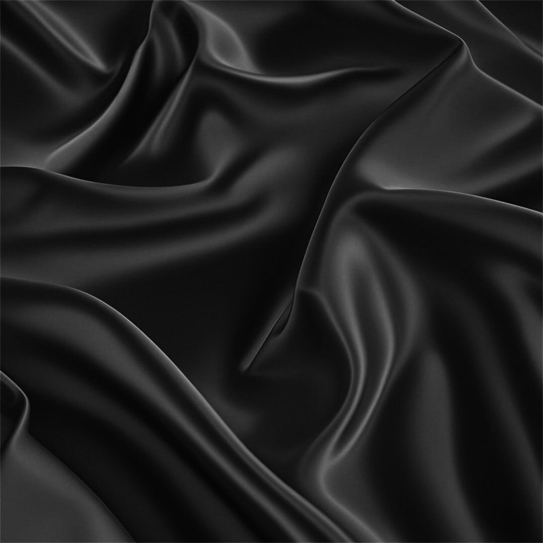 Sweet Dreams Silk Luxury Deep Box Fitted Sheet Black Single (3')