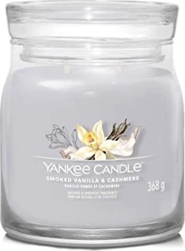 YANKEE CANDLE Signature 2 Dochte Smoked Vanilla & Cashmere 368 g