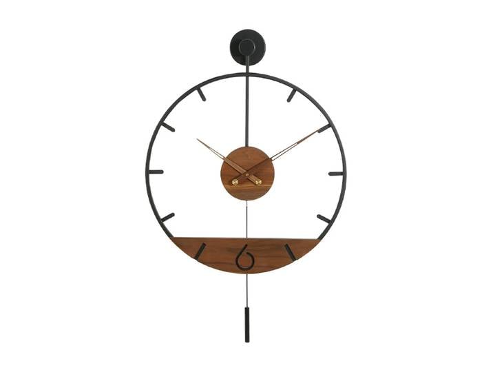 Brochure Horloge Décorative, Salon Fond Moderne, Horloge Murale