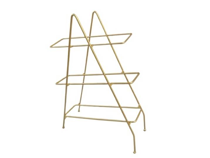SAGELSHN Deco Weinregal Moderner Minimalistischer Weinregal-Tischständer Aus Eisen for Bar für Restaurant, Bar(Three-Layer)