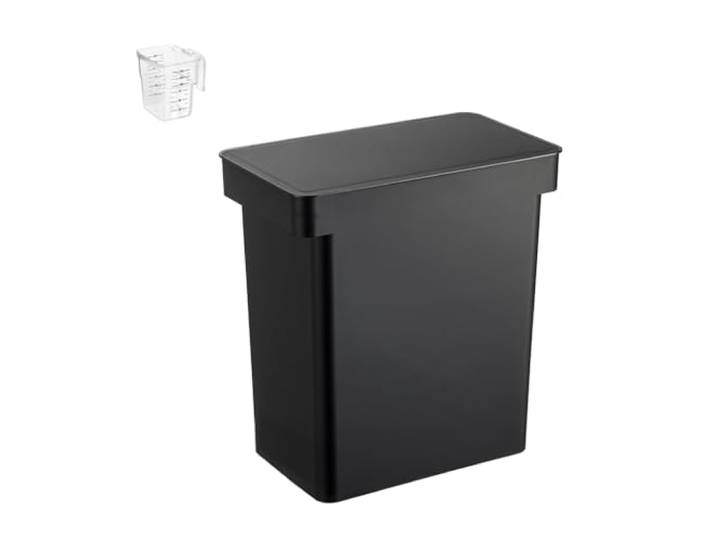 YAMAZAKI Tower Luftdichter Futterbehälter (bis 25 L), schwarz