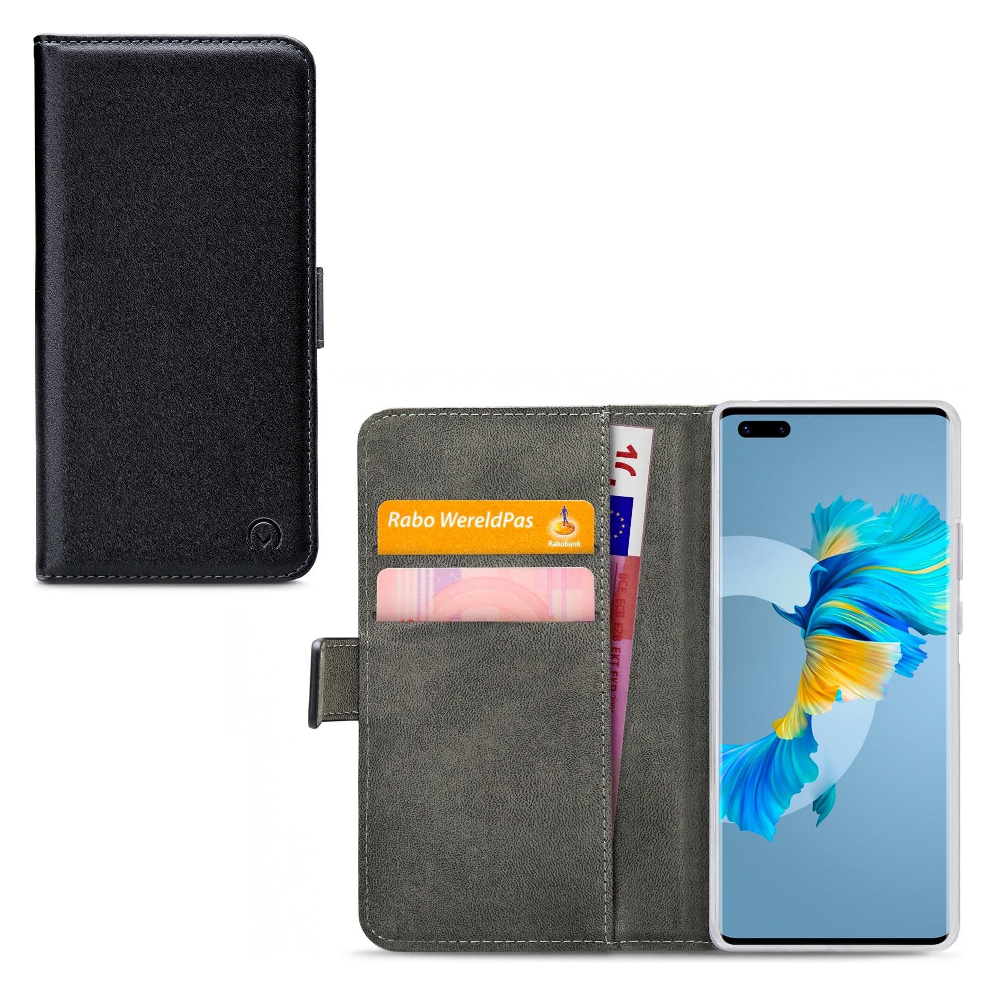 Mobilizera Mobilize Classic Gelly Wallet Book Cover Til Huawei Mate 40 Pro Sort (Huawei Mate 40 Pro) (26638)
