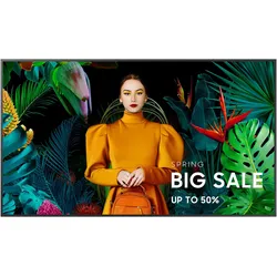 Samsung QH65C (3840 x 2160 Pixel, 65"), Digital Signage, Schwarz