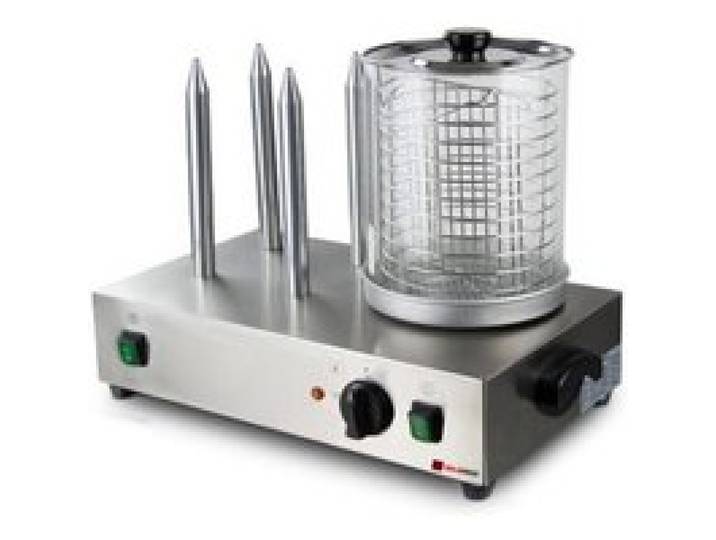 Machine à hot dog professionnelle 4 plots PREMIUM - GOLDINOX