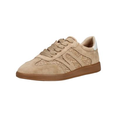 Sneaker REGARDE LE CIEL "Regarde Le Ciel Sneaker Leder/Textil", Damen, Gr. 37, beige (beige, braun), Leder, Textil, Schuhe Sneaker
