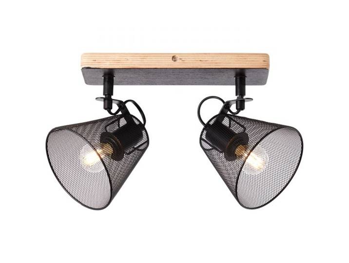 Brilliant 40113/76 - Plafonnier 2 spots Metaal/Hout