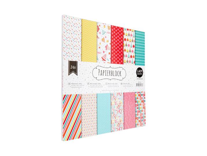 I AM Creative Papierblock 30.5 × 30.5 cm 24 Blatt