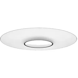 Dornbracht RAINMOON Regenpaneel SERIENNEUTRAL weiß matt, 1.240 mm Durchmesser, 2 Strahlarten, Antikalk-System, LED-Ambientebeleuchtung