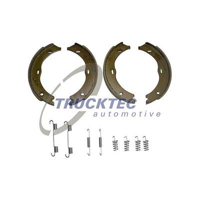 Trucktec Automotive Bremsbackensatz Hinterachse+Zubehör [Hersteller-Nr. 02.35.243] für Mercedes-Benz