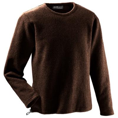 Mufflon - Leon - Merinopullover Gr S schwarz/braun