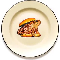 Seletti Wears Toiletpaper Frog Teller emailliert