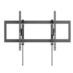 Value TV-Wandhalterung, hochbelastbar, ausziehbar, neigbar (Wand, 80 kg, 55" - 105"), TV Wandhalterung, Schwarz