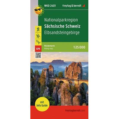 freytag & berndt Wanderkarte WKD 2401 Nationalparkregion Sächsische Schweiz, Elbsandsteingebirge 1:25.000, Sonstige von , KOMPASS Freytag & Berndt,