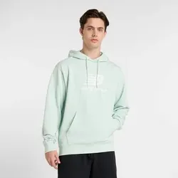NEW BALANCE Herren Kapuzensweat Mens Lifestyle Hoodie, Größe XL in Grün 41501