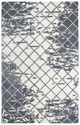 NAVATEXTURA Geneva Collection Geometric Hand-Tufted Wool Rug - 10' x 13'