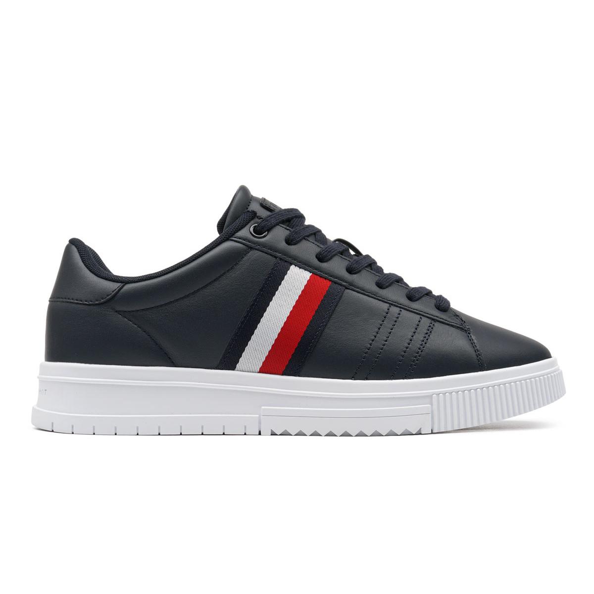 Supercup Leather von Tommy Hilfiger in der farbe Blau und in größe 45.