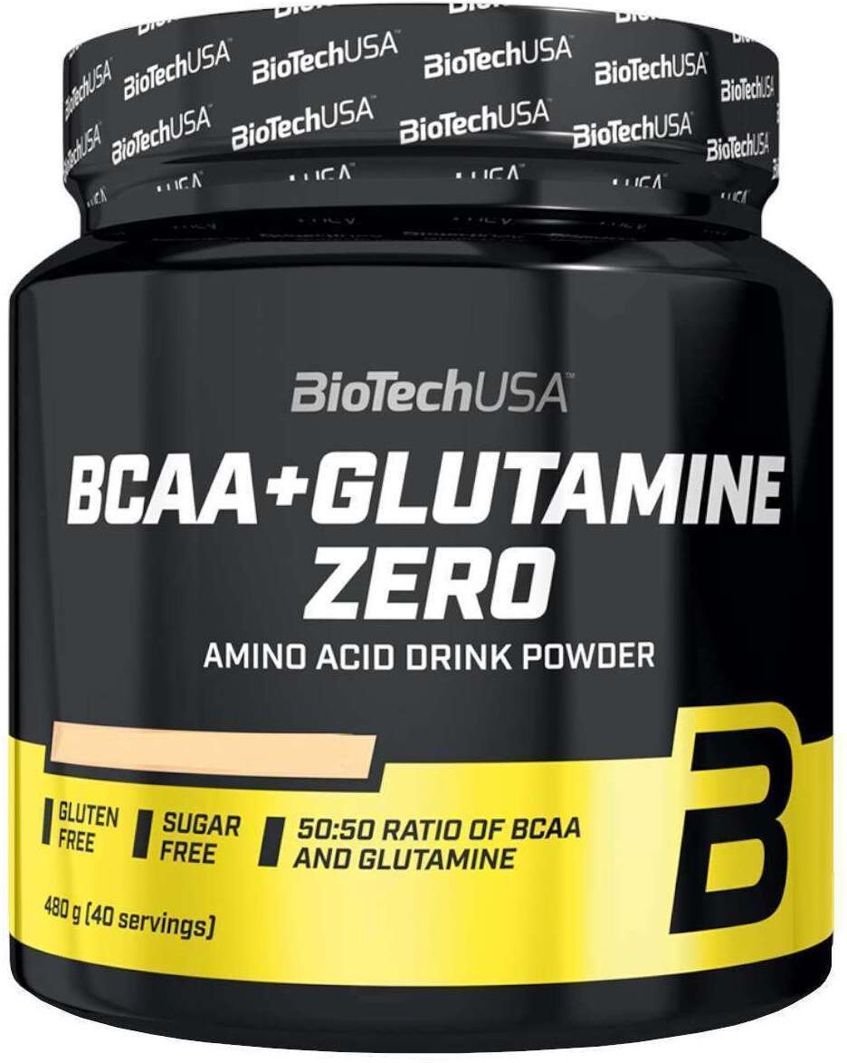 BiotechUSA BCAA + Glutamine zero peach ice tea 480 gr Lemon