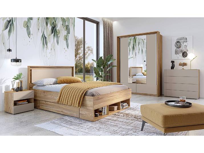 Kommode 100 x 91 x 41cm Braun
