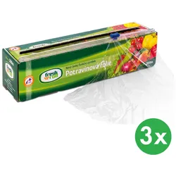 Frischhaltefolie, stretch 30 cm x 300 m, 3 Stk.