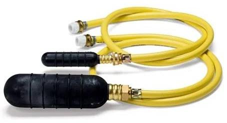 Brinko waterdruk-ontstopper voor afvoeren, 40-80 mm, 150 cm slang, zwart/geel