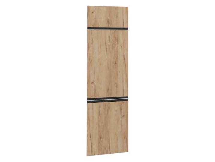 Vicco Küchenfront R-Line , Goldkraft Eiche 59.6 x 196 cm Möbelfront für den Kühlumbauschrank, passend für R-Line Küchenschränke zur einfachen Montage