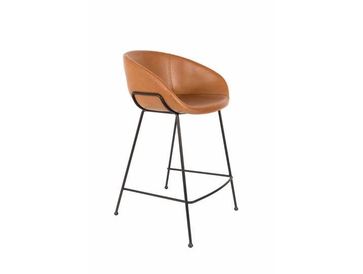 2er Set Zuiver Feston Barhocker Stahl 65 cm
