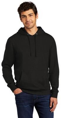 District DT6100 V.I.T. Fleece Hoodie in Black size 5XL   Cotton/Polyester Blend