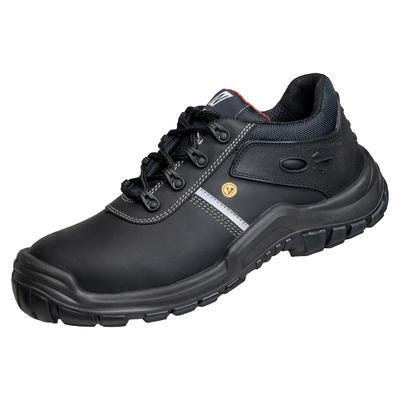 AS Arbeitsschutz Sicherheitshalbschuhe Nitras Utility Step S3L | Gr. 44 | Leder | schwarz