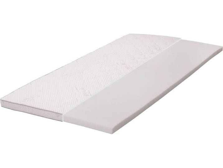 hapo, Topper Paris , Kaltschaumtopper in verschiedenen Breiten, 6 cm hoch, Kaltschaum, Silvercare-Bezug mit antibakterieller Ausrüstung