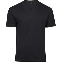 Tee Jays Herren V-Ausschnitt T-Shirt 'Fashion Sof Tee' 8006 black S